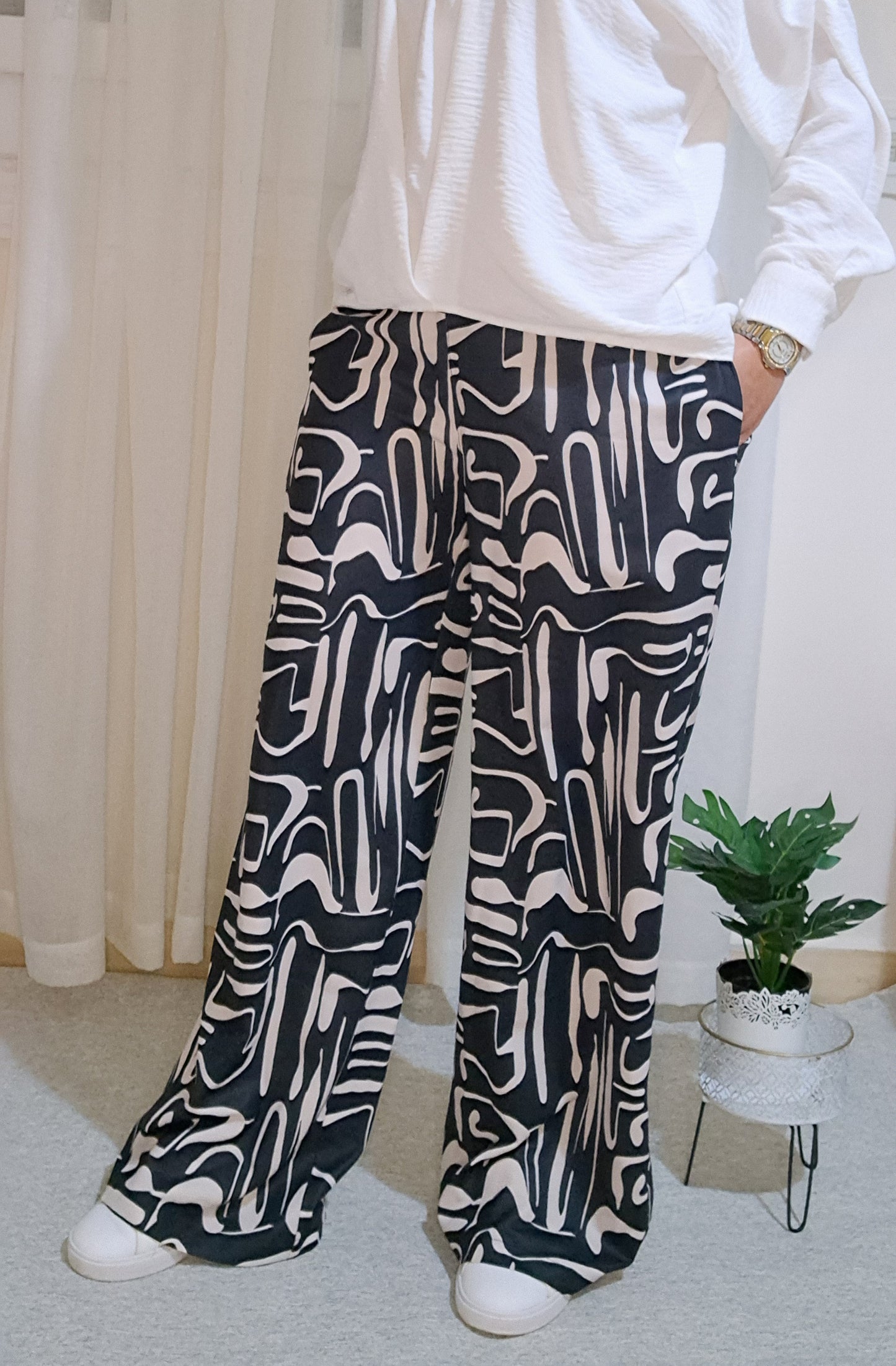 Printed Pants
