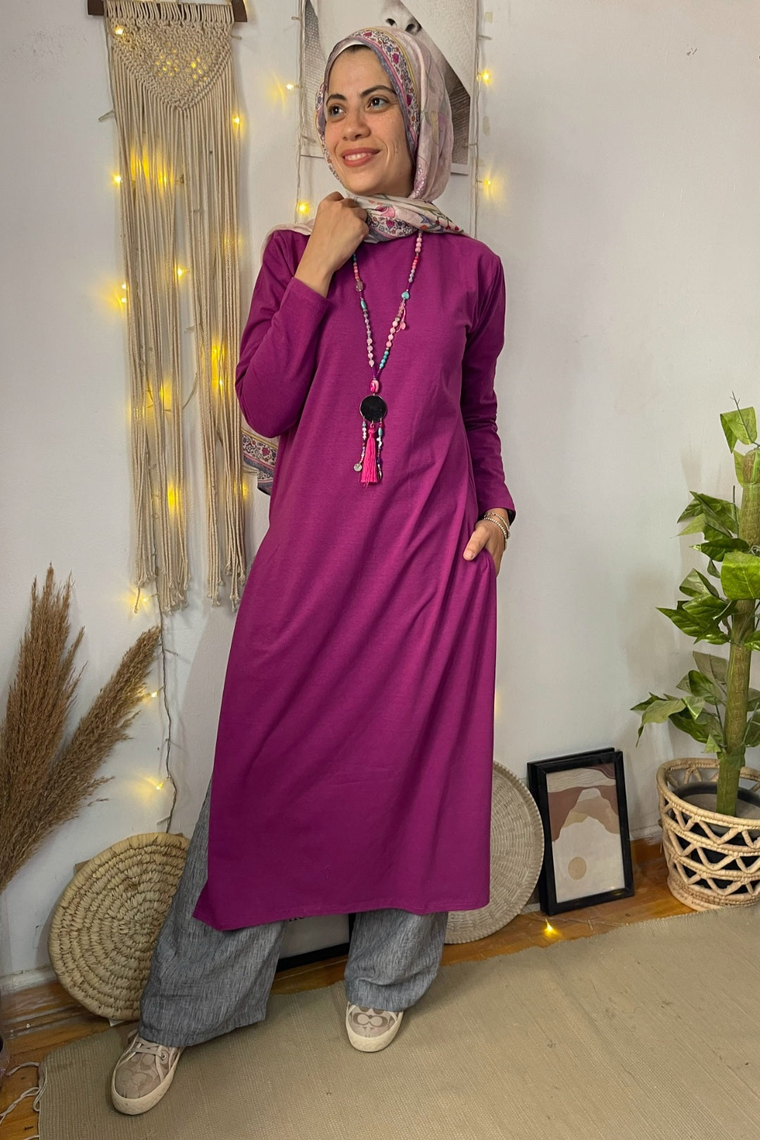 Summer long tunic