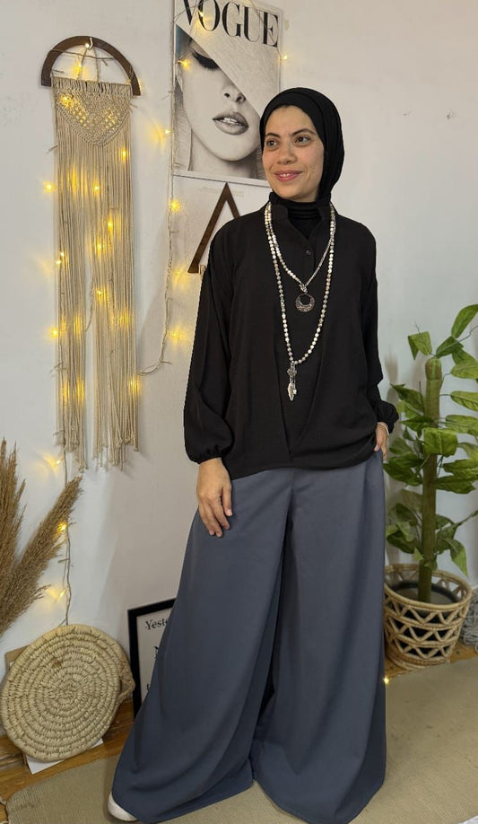 Blouse بلوزه بكسره و رزرار