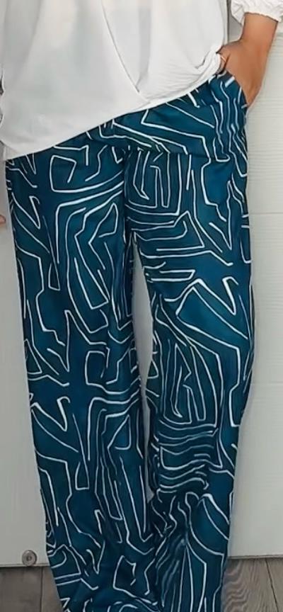 Printed Pants
