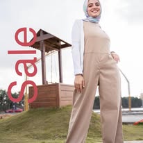 Gabardine jumpsuit