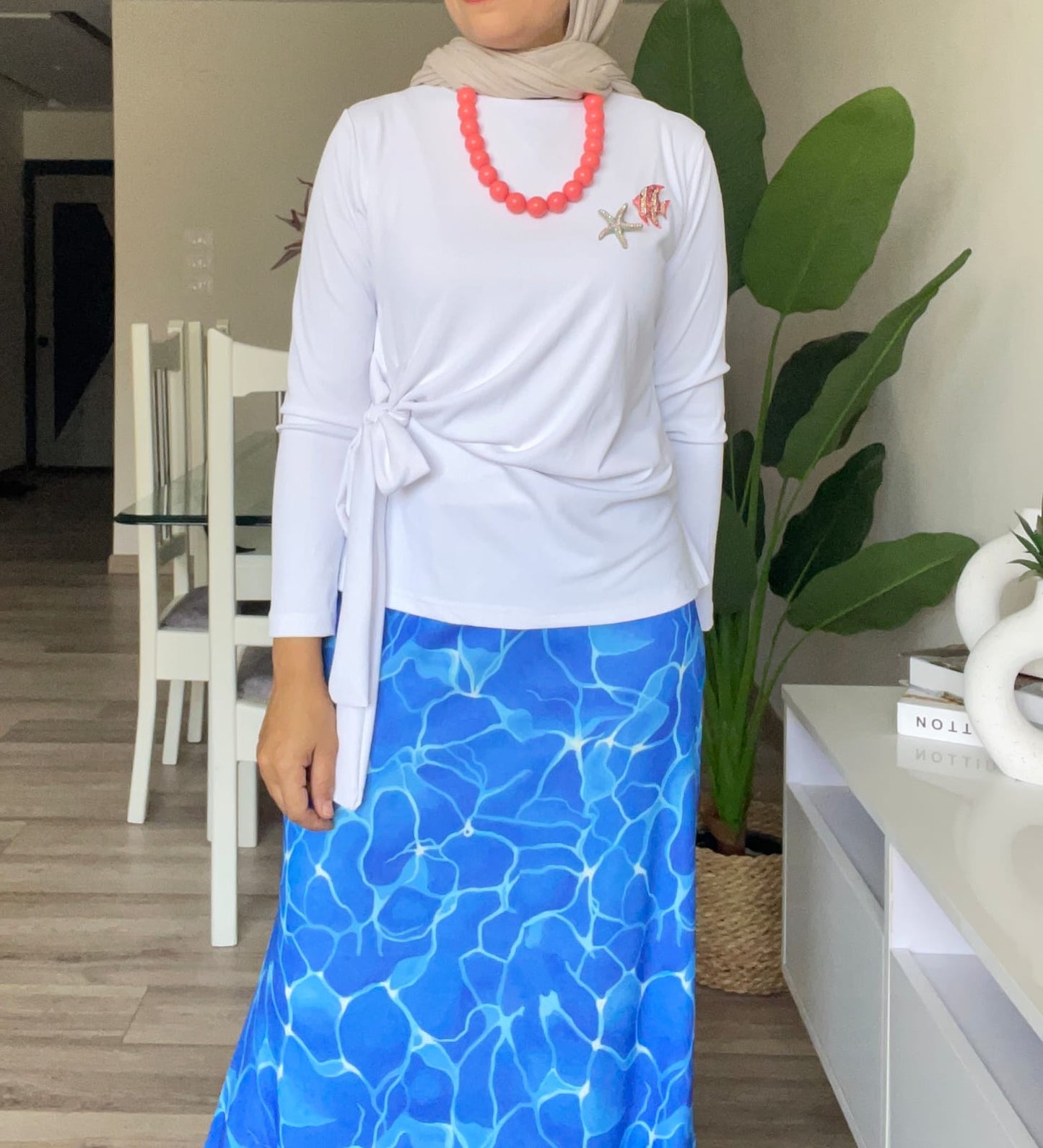 Printed skirt