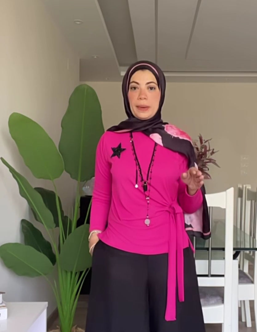 بلوزه بفيونكه