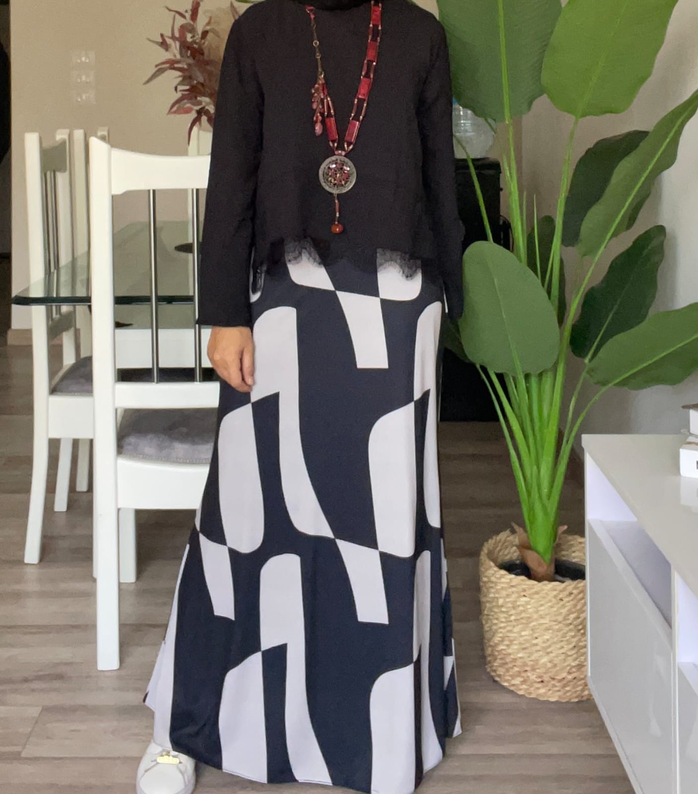 Printed skirt