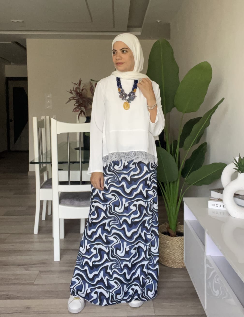 Printed skirt